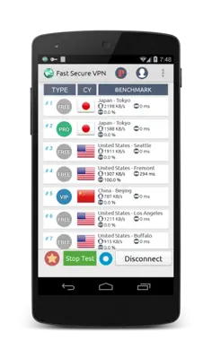 Fast Secure VPN android App screenshot 0